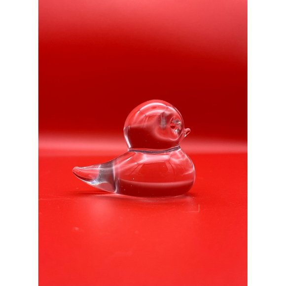 Vintage Reijmyre Crystal Bird Clear Glass Sweden Kristall - Picture 1 of 7